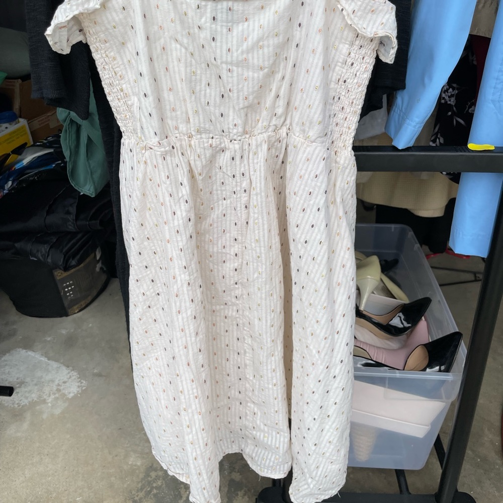 A New Day cream dress with detail